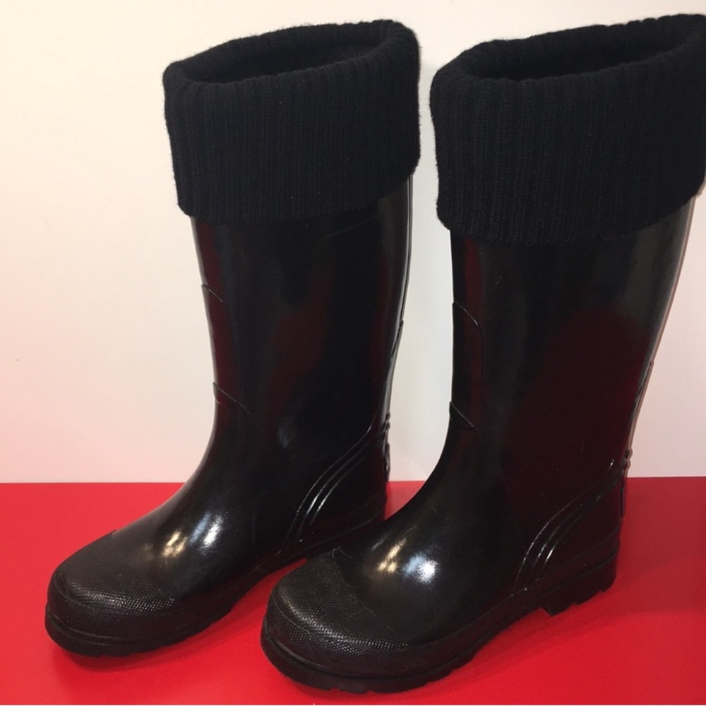 Cougar Black Winter Rain Boots